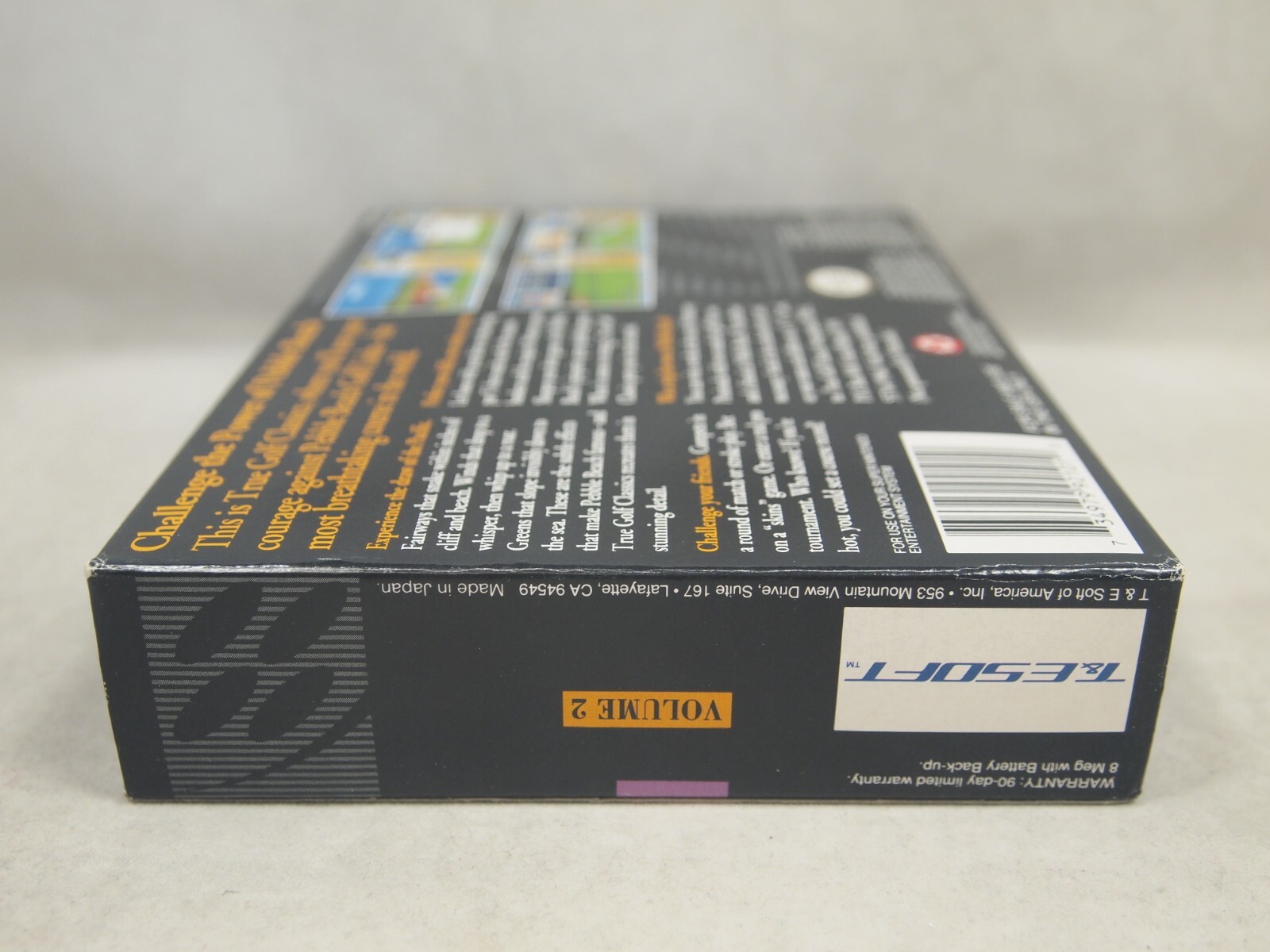 Pebble Beach Golf Links (Super Nintendo | SNES) Authentic BOX ONLY