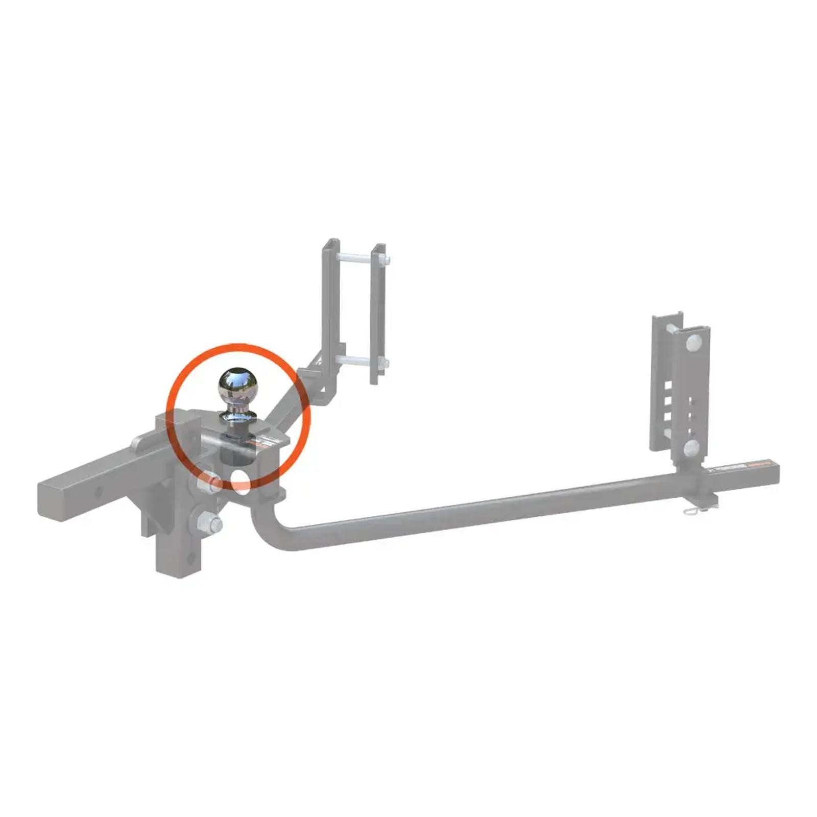 Curt TruTrack 2P Replacement 2-5/16" Ball for 5-8K Weight Distribution System