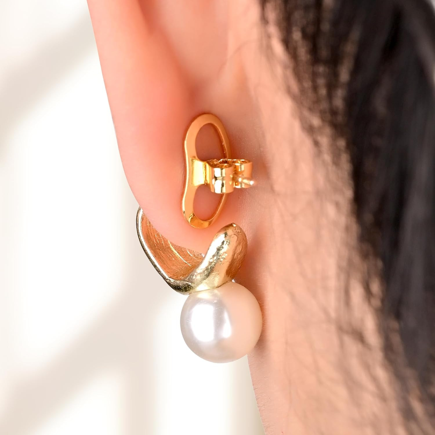 Earring Backs Replacements for Droopy Ears, Heavy Earrings Lifters, Locking Ear
