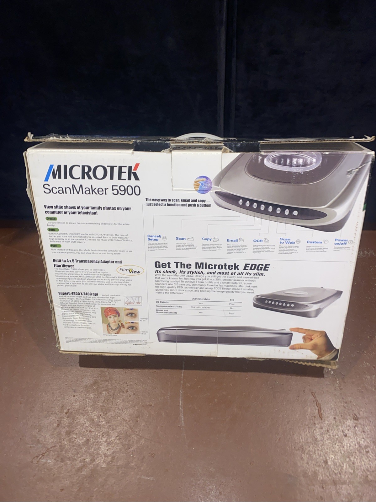 Microtek ScanMaker 5900 Instructions And Disk Included