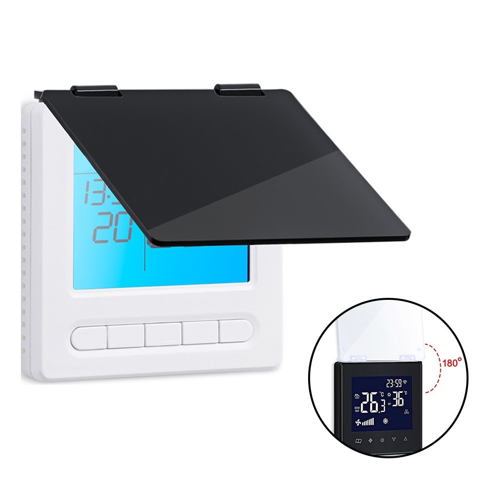 Clear Thermostat Shield Cover for Temperature Control Panels For AC Heating