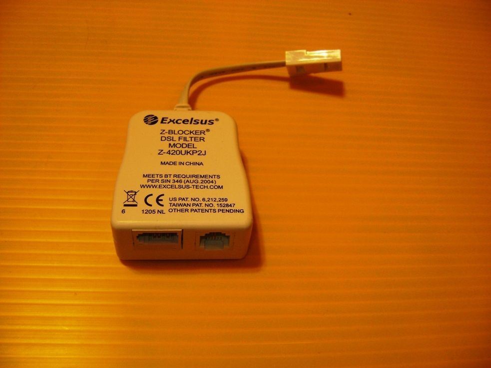 Excelsus Z-BLOCKER DSL FILTER MODEL: Z-420UKP2J