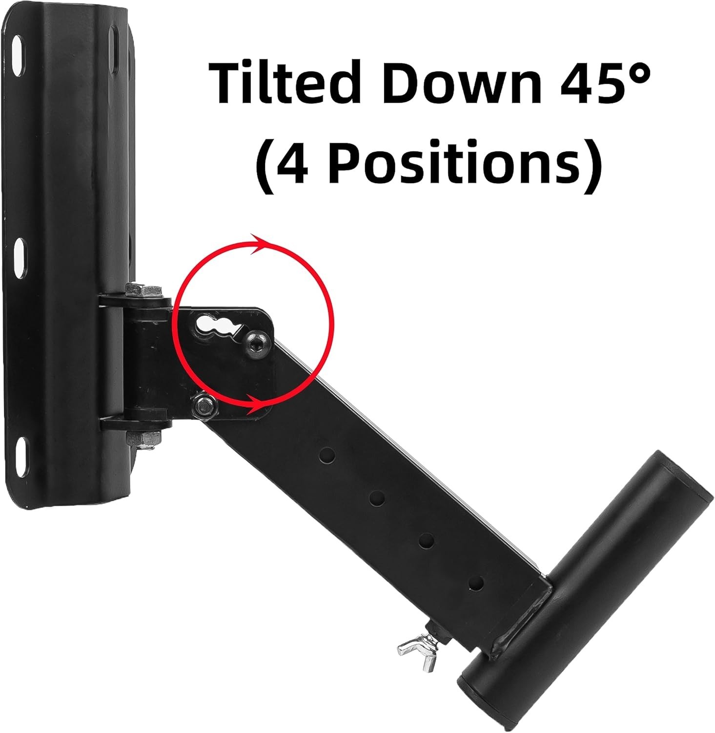PA Speaker Mount Bracket Support to 110lbs-Adjustable Wall Brackets-Heavy Duty
