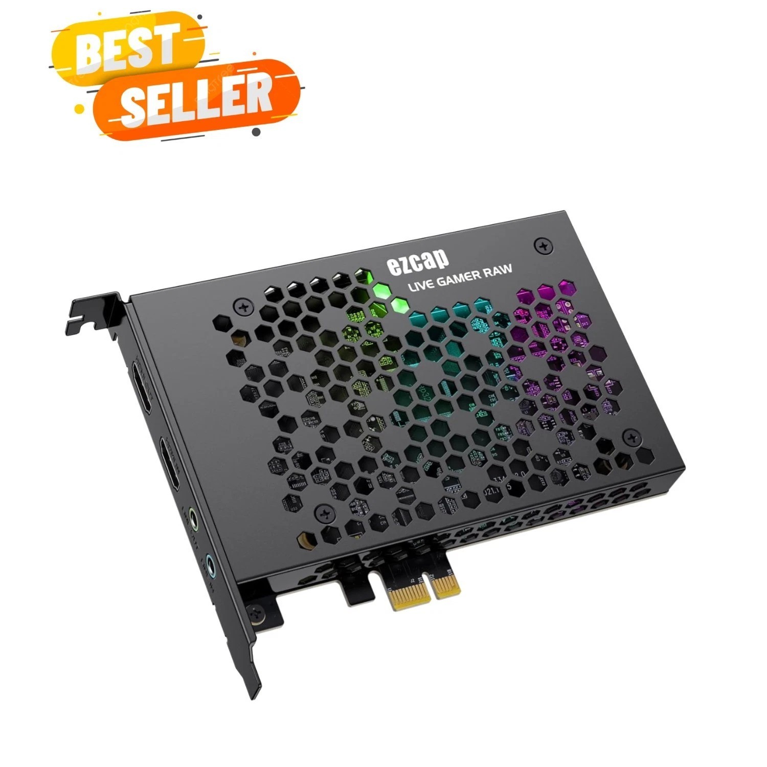 Game Capture Card, HDMI PCI-E 4K 30fps Record & Live Stream from Gaming Syste...