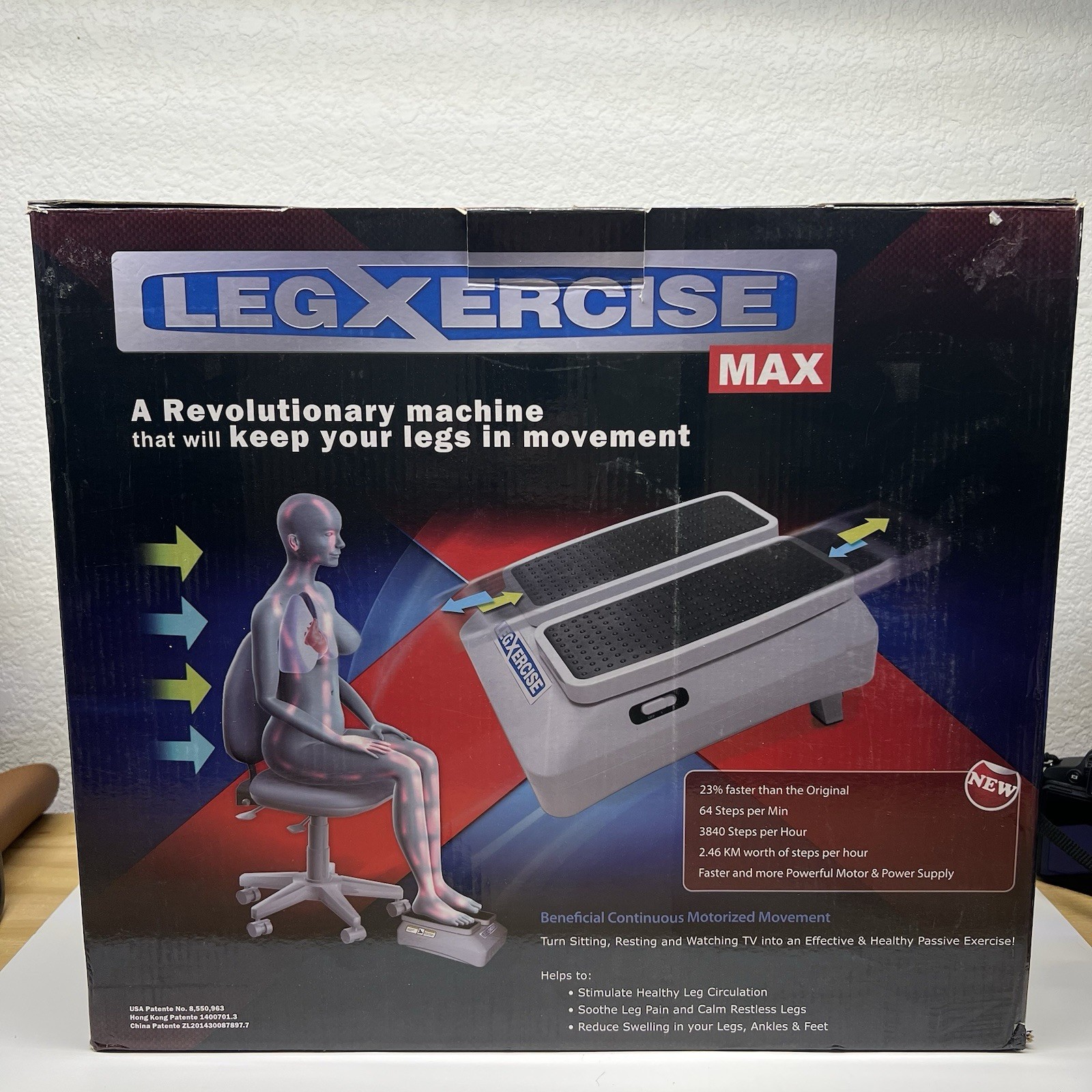 LEGXERCISE Motorized Leg Exercise Machine LEGX-011 with Power Cord (TESTED)