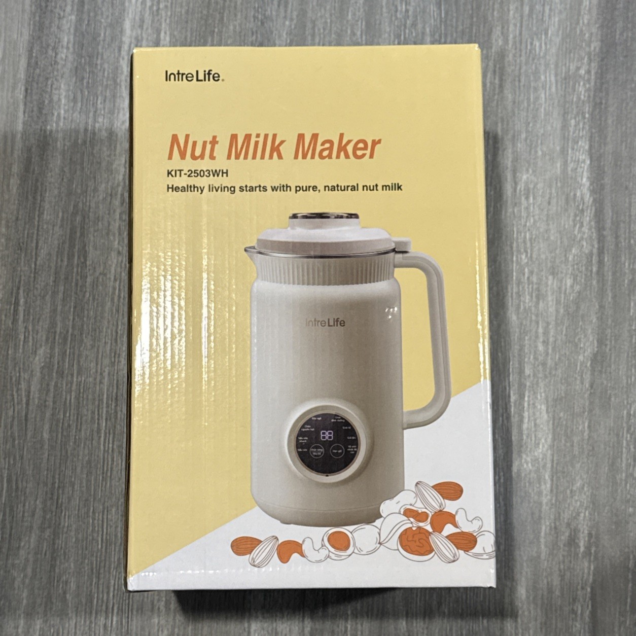 IntreLife 8 in 1 Machine Nut, Oat and Soy Milk Maker