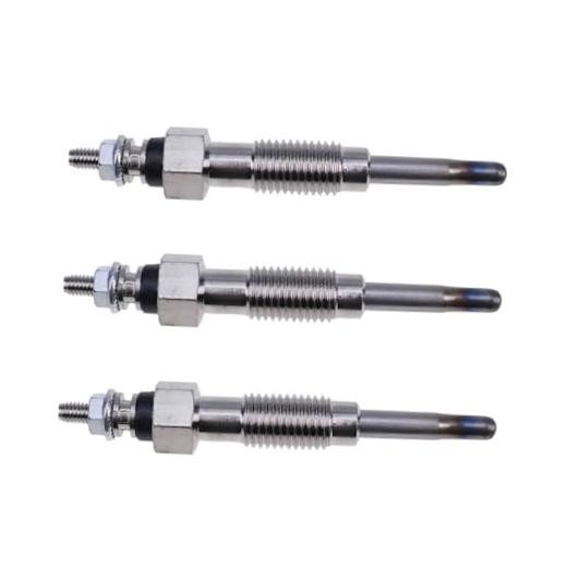 3PCS Glow Plug MM43214801 30L66-00302 Compatible for Mitsubishi L2E L3E Engine