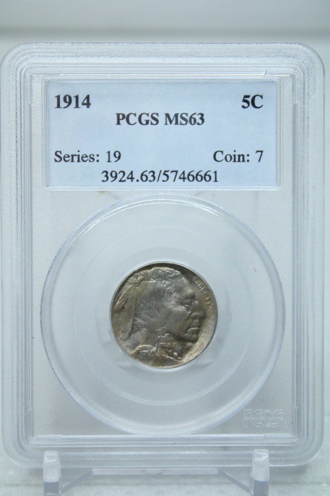 1914 Buffalo Nickel 5C PCGS MS63 #6661