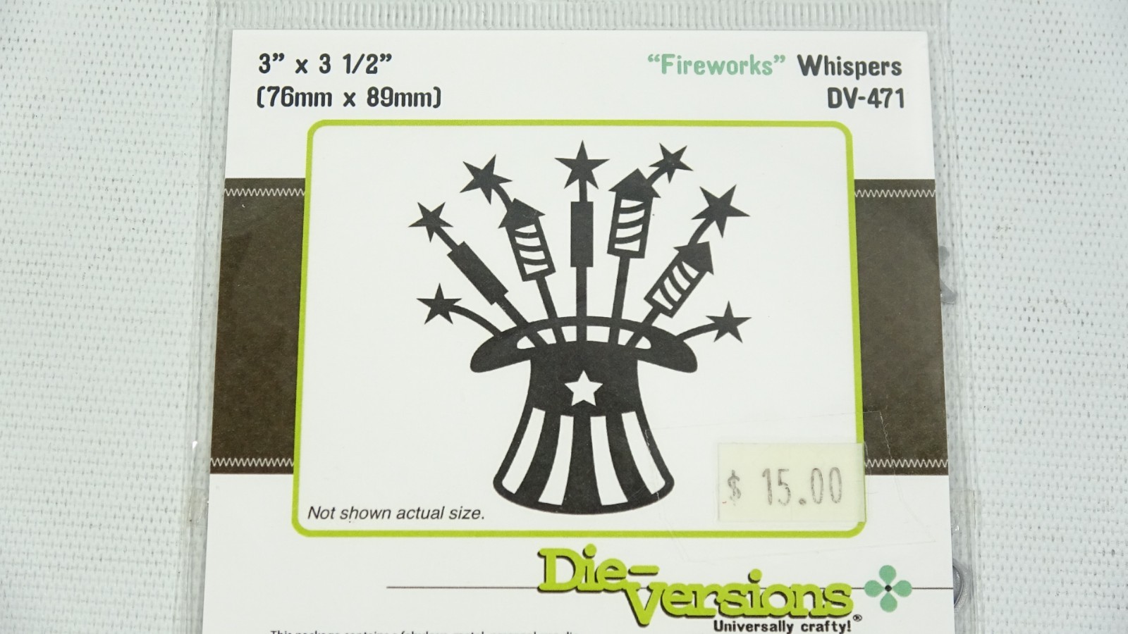 Die-versions Fireworks Whispers Metal Die - DV-471