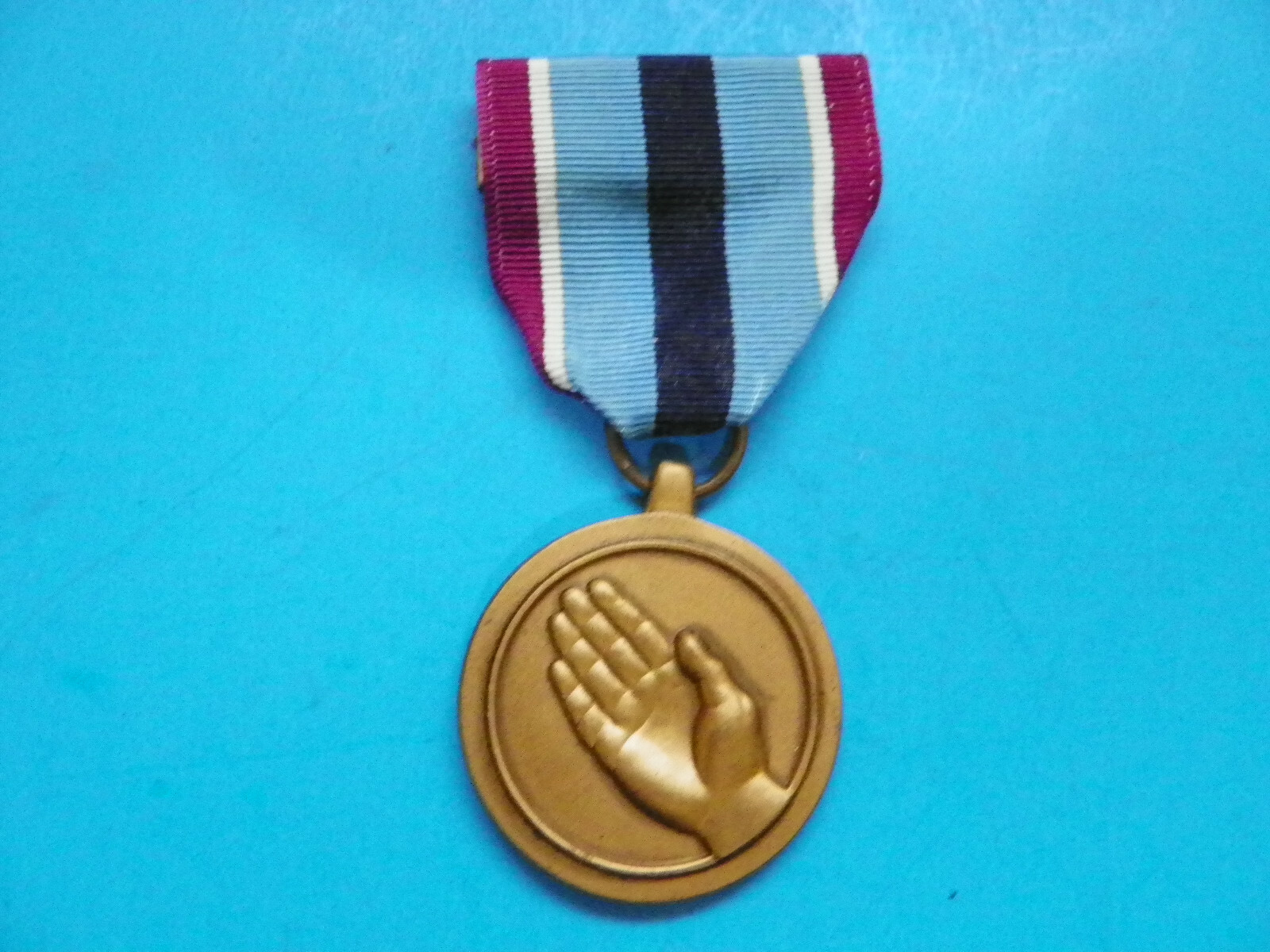 VIETNAM ORIGINAL U.S. ARMY ARMED FORCES HUMANITARIAN SERVICE MEDAL-MAKER MARKED