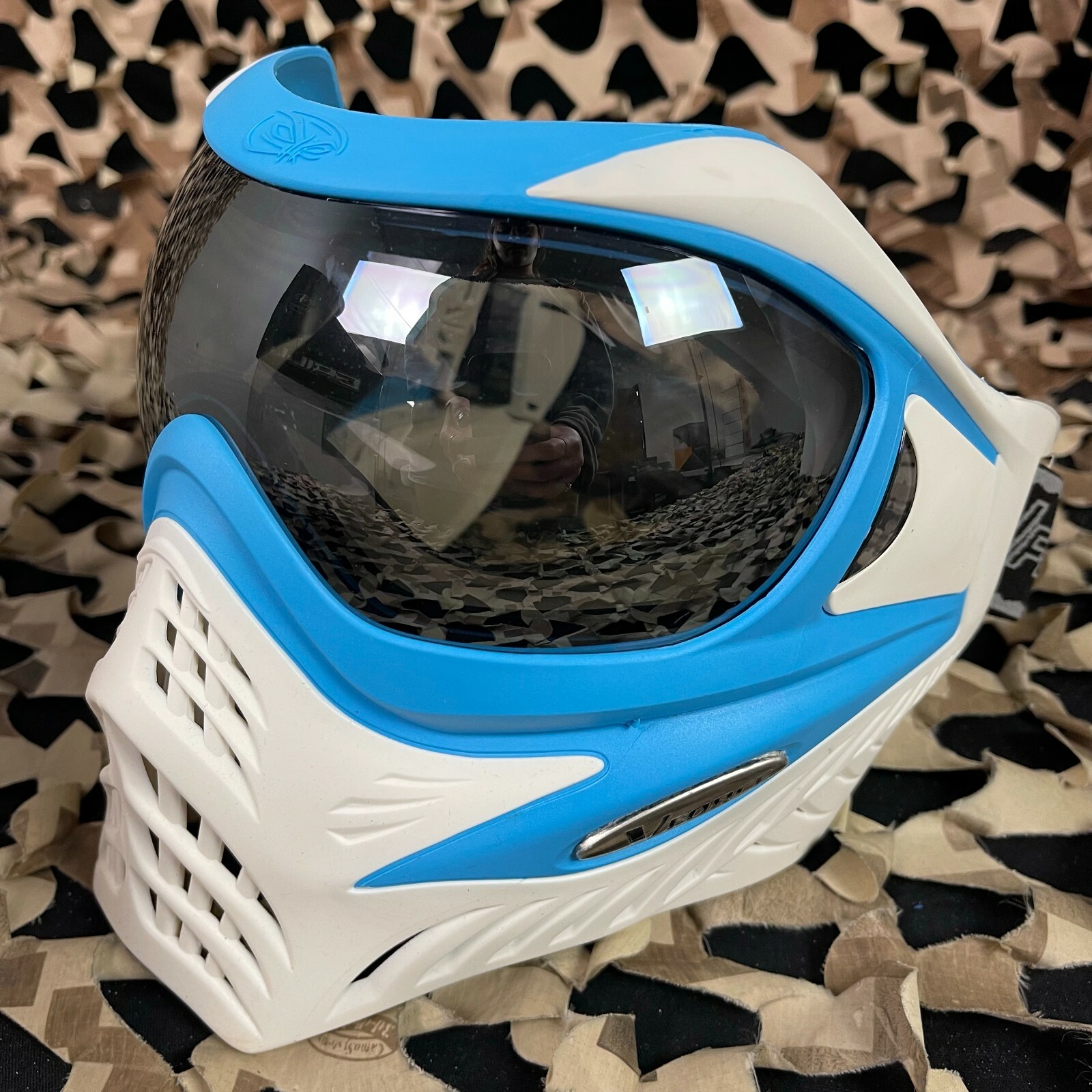 NEW V-Force Grill Paintball Mask - SE Blue/White