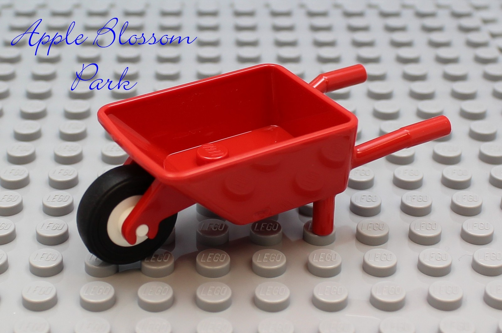 NEW Lego City Red Minifig Garden WHEEL BARROW -Minifigure Construction Tool