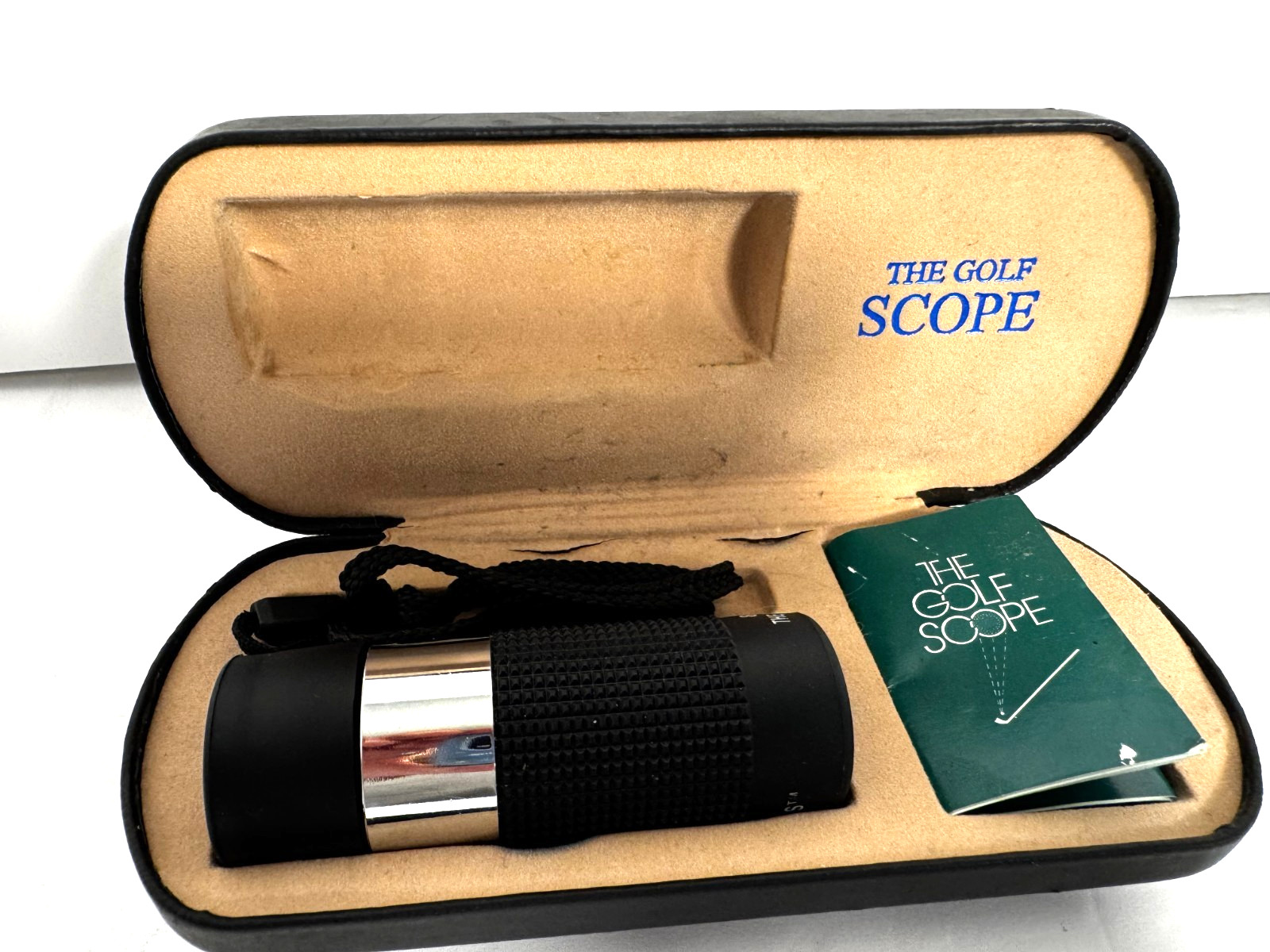 The Golf Scope 8 X 21 Rangefinder In Case With Instructions