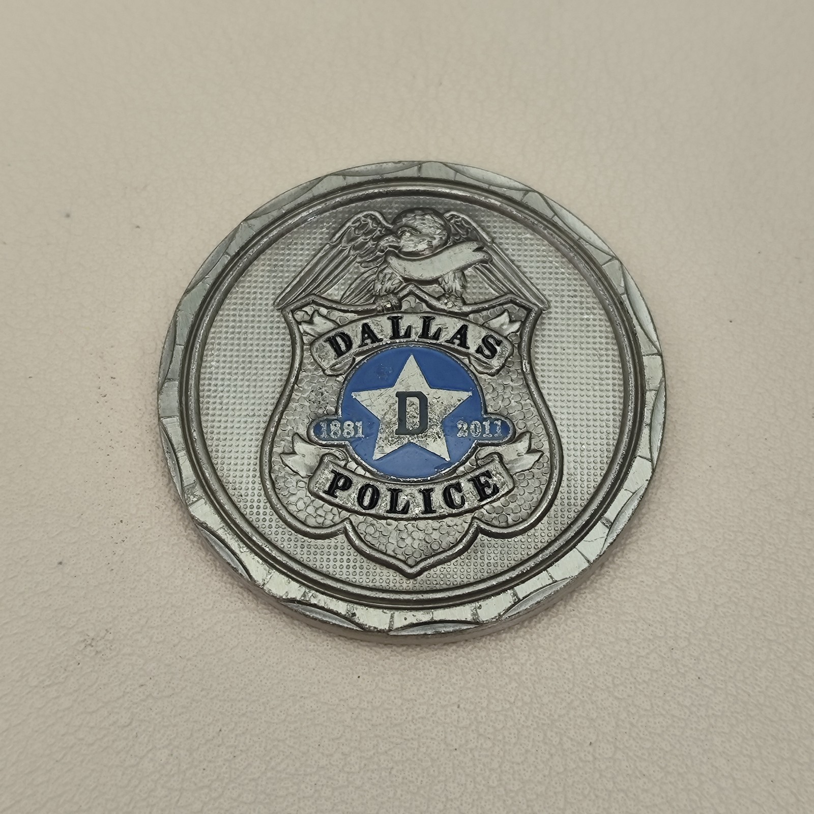 Dallas Fraternal Order Police Challenge Coin