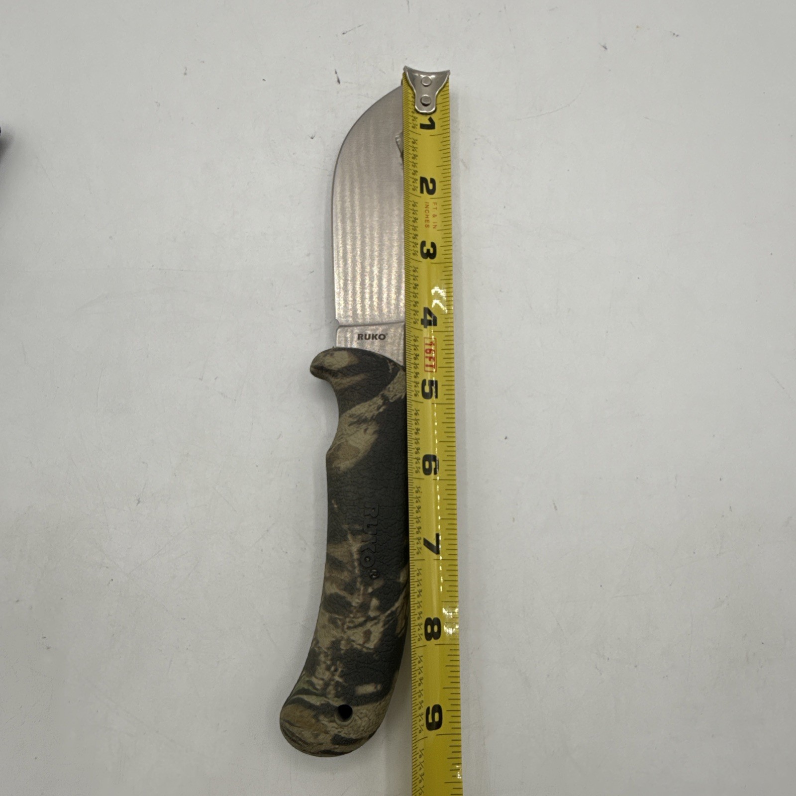 RUKO fixed blade Camo Hunting Knife