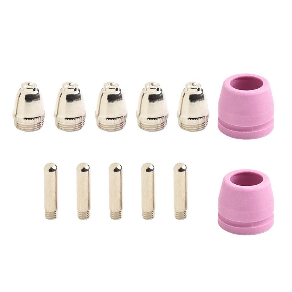 Plasma Cutter Kits Electrode Nozzle Copper Alloy Material Long-lasting Use