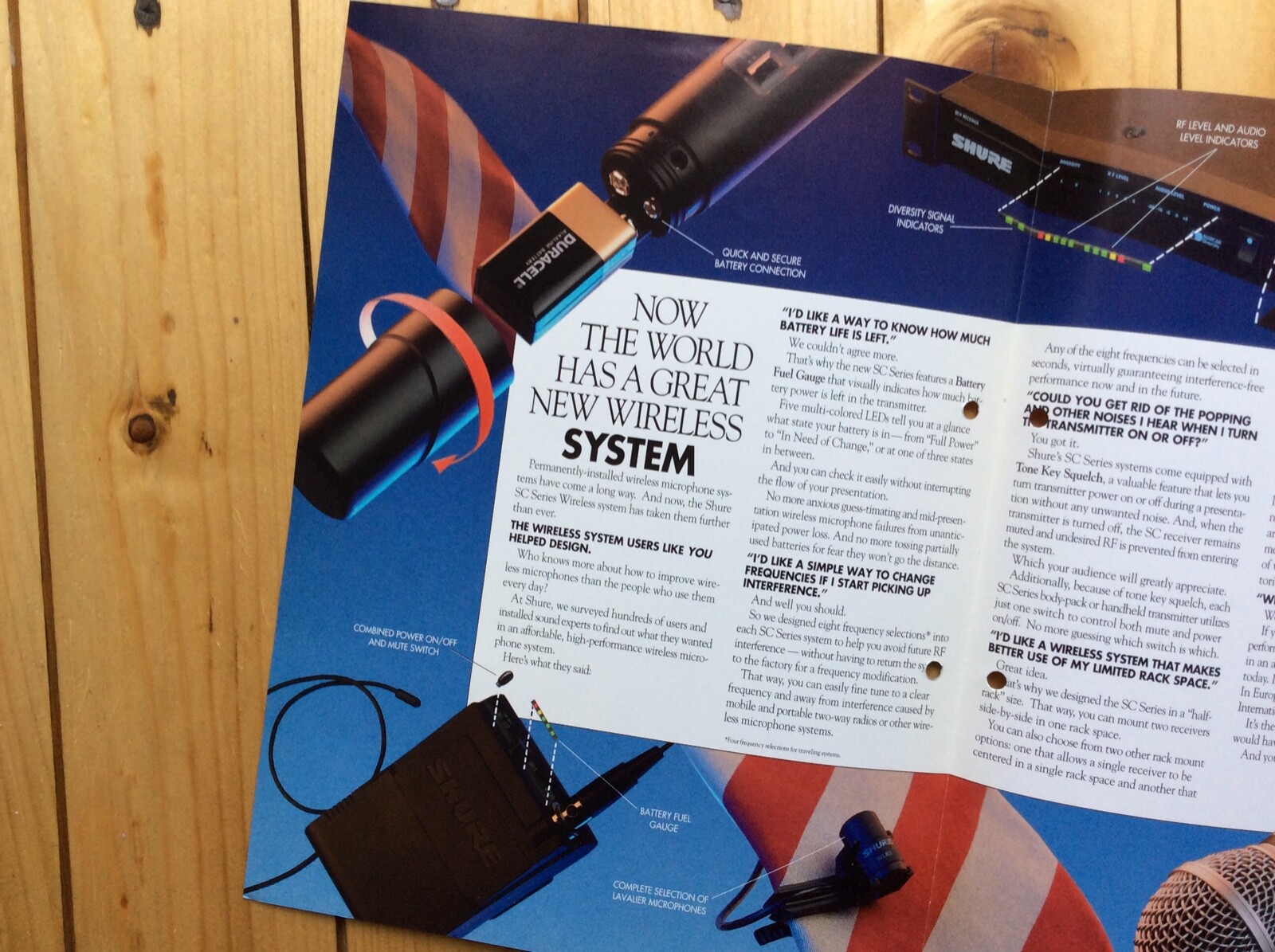 1994 Brochure, Shure SC Wireless
