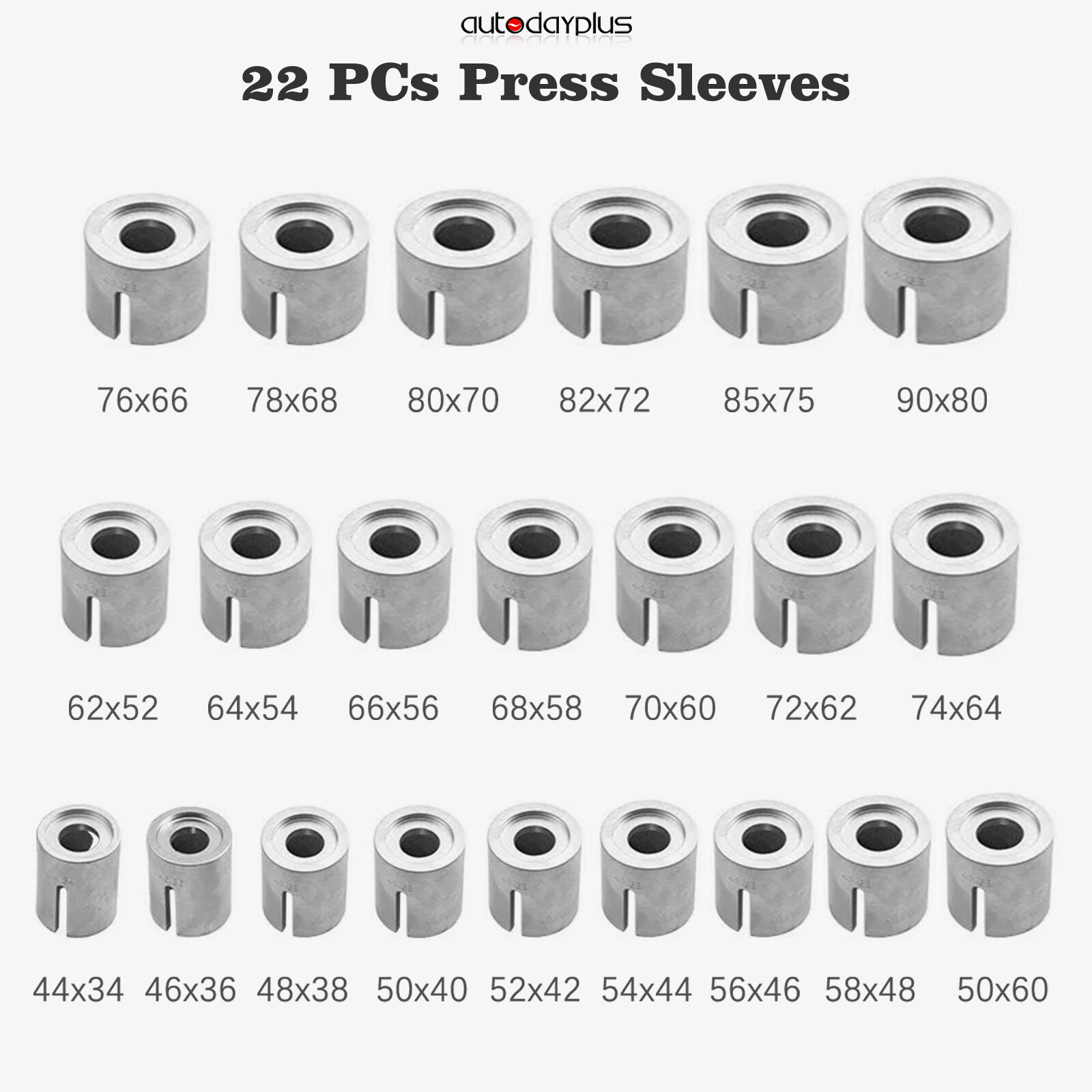 27pc Universal Press and Pull Sleeve Kit Bush Bearing Removal Insertion Tool Kit