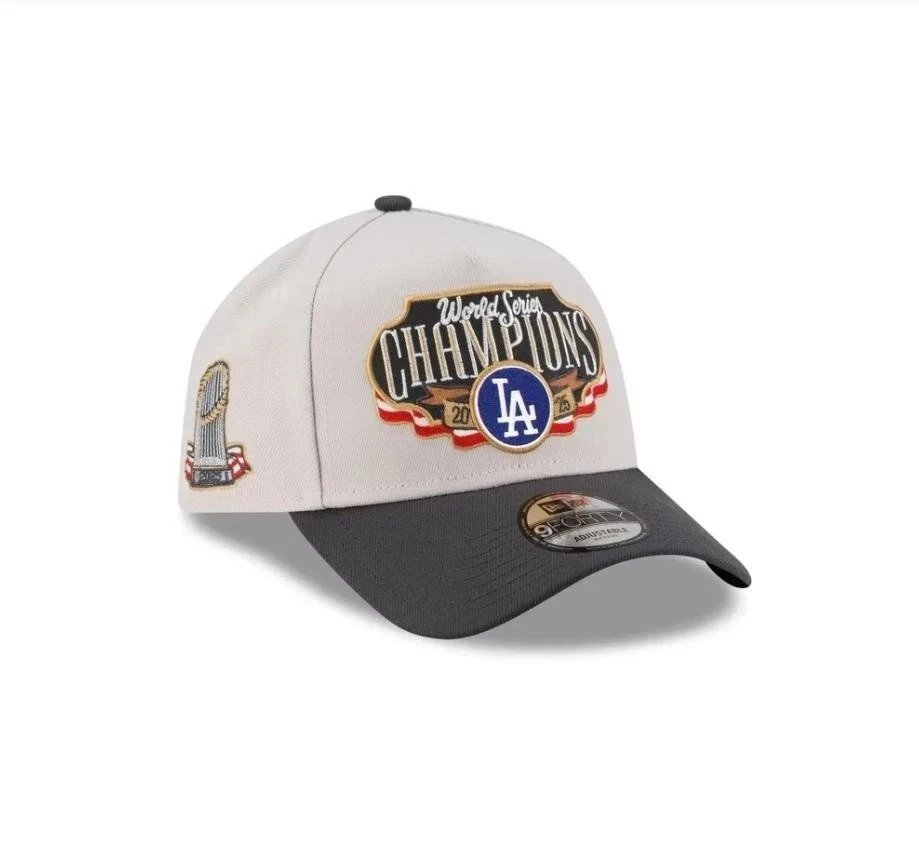 Los Angeles Dodgers 2025 World Series Champions 9FORTY Adjustable Snapback Hat