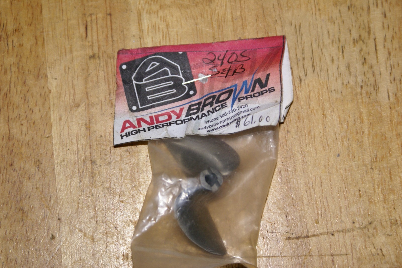 PRATHER 240S RC Boat Propeller