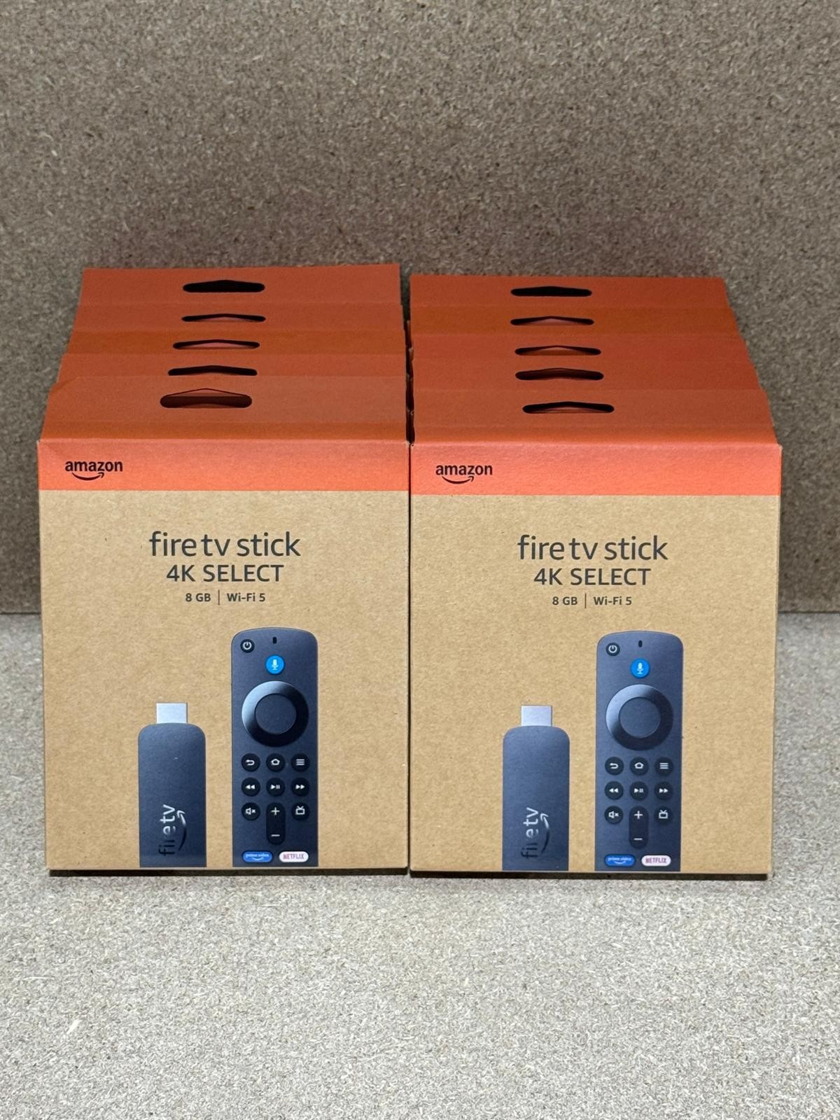 Lot of 10 Amazon Fire TV Stick 4K Select (newest model)AI-powered FireTV Search