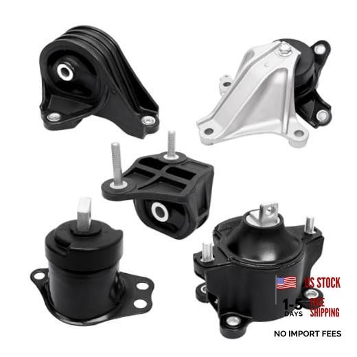5pcs Engine Motor and Transmission Bracket Kits | for 2013-2017 Accord 2.4L