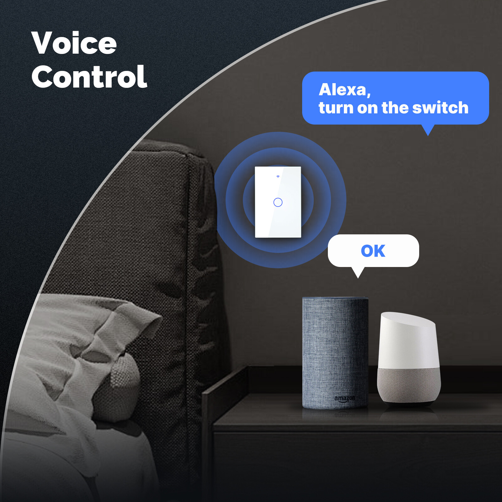 MOES Zigbee Mesh Smart Light Switch Work as Relay Require Neutral Wire Alexa APP