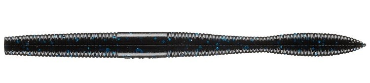 Zoom Thick Trick Worm Black Blue Flake