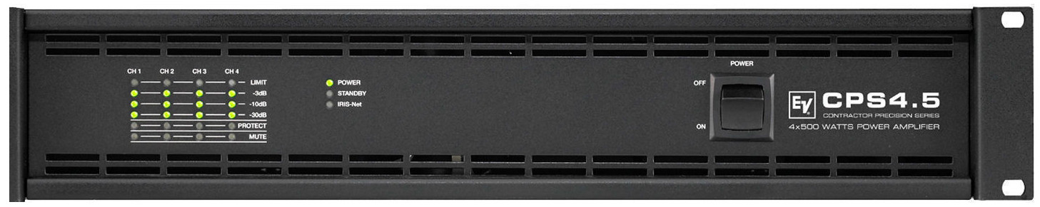 New Electro-Voice CPS4.5 4-Channel Power Amplifier 4x500W Professional Audio