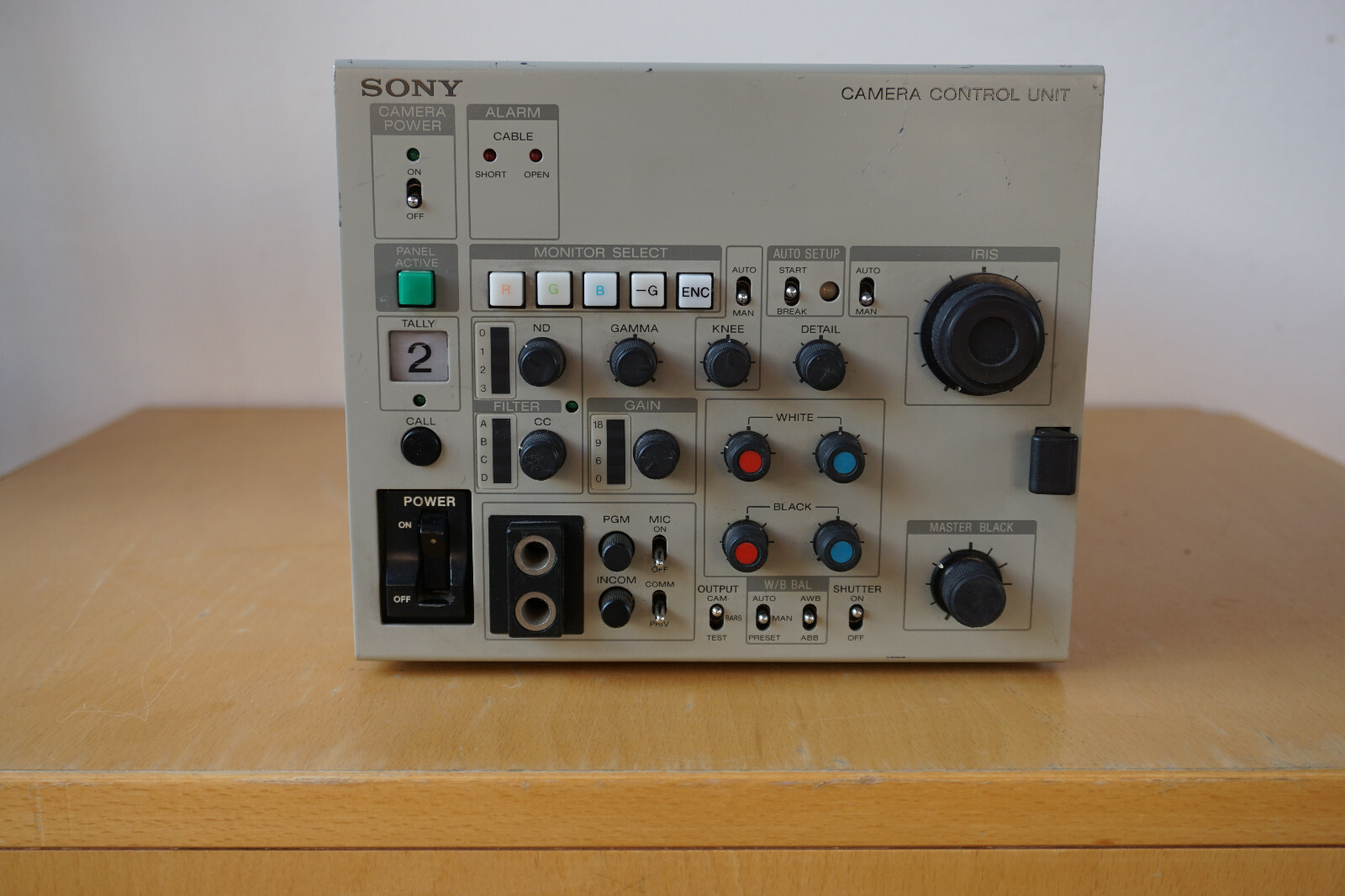 Sony CCU-355P camera control unit with LEMO triax connector  =EXCELLENT=