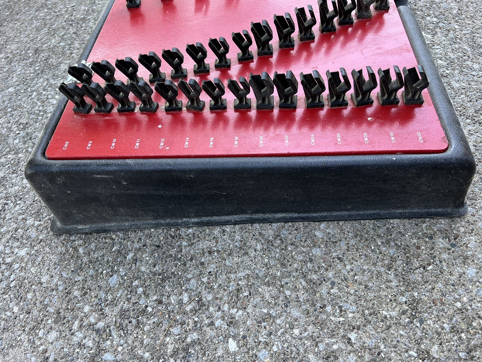 🇺🇸 Mac Tools Wall SAE Wrench Rack Lift Up Hinged Display 3 Shelf 🇺🇸