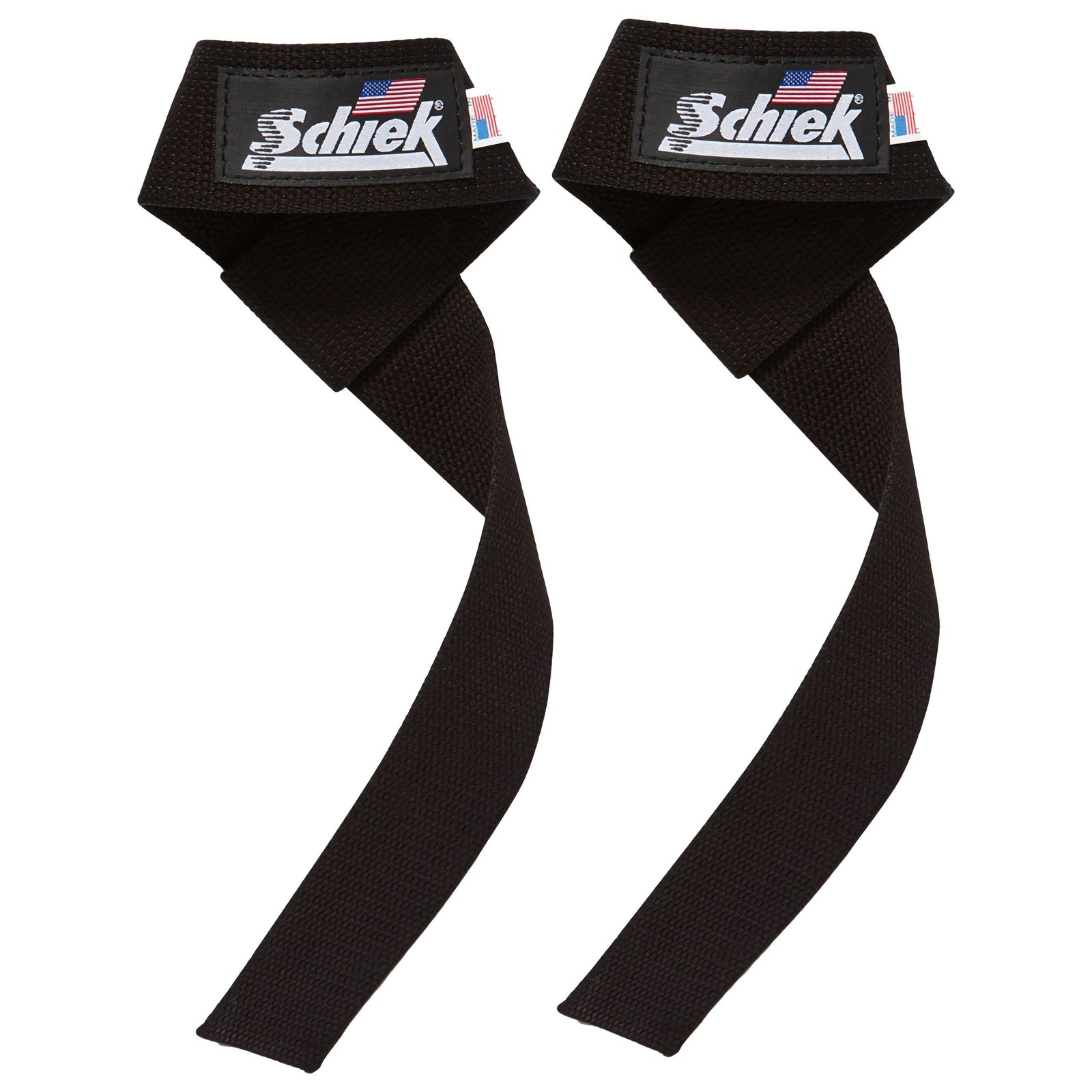 Schiek Sports Model 1000-BPS Basic 20 Padded Lifting Straps - Black