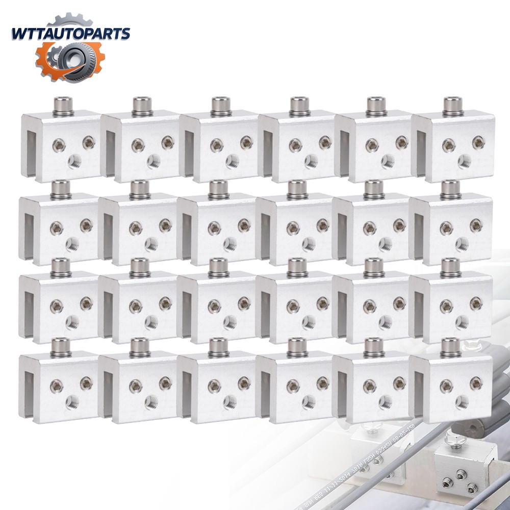 Standing Seam Metal Roof Clamps Bracket Solar Panel Install Racking Pack of 24