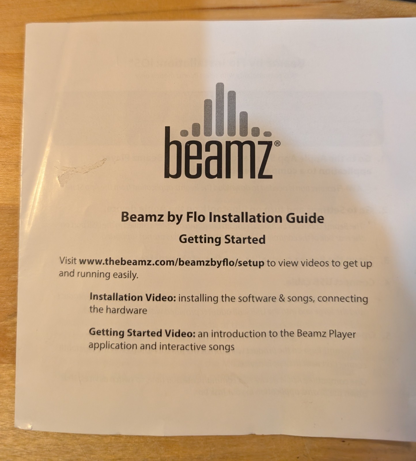 Beamz by Flo All-in-One Interactive Music System C1R42