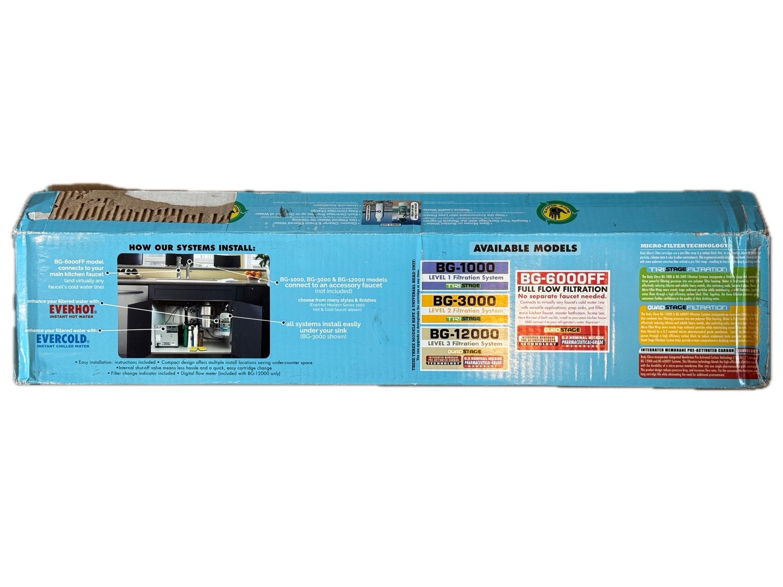 Body Glove Water Filter System BG-12000 NEW