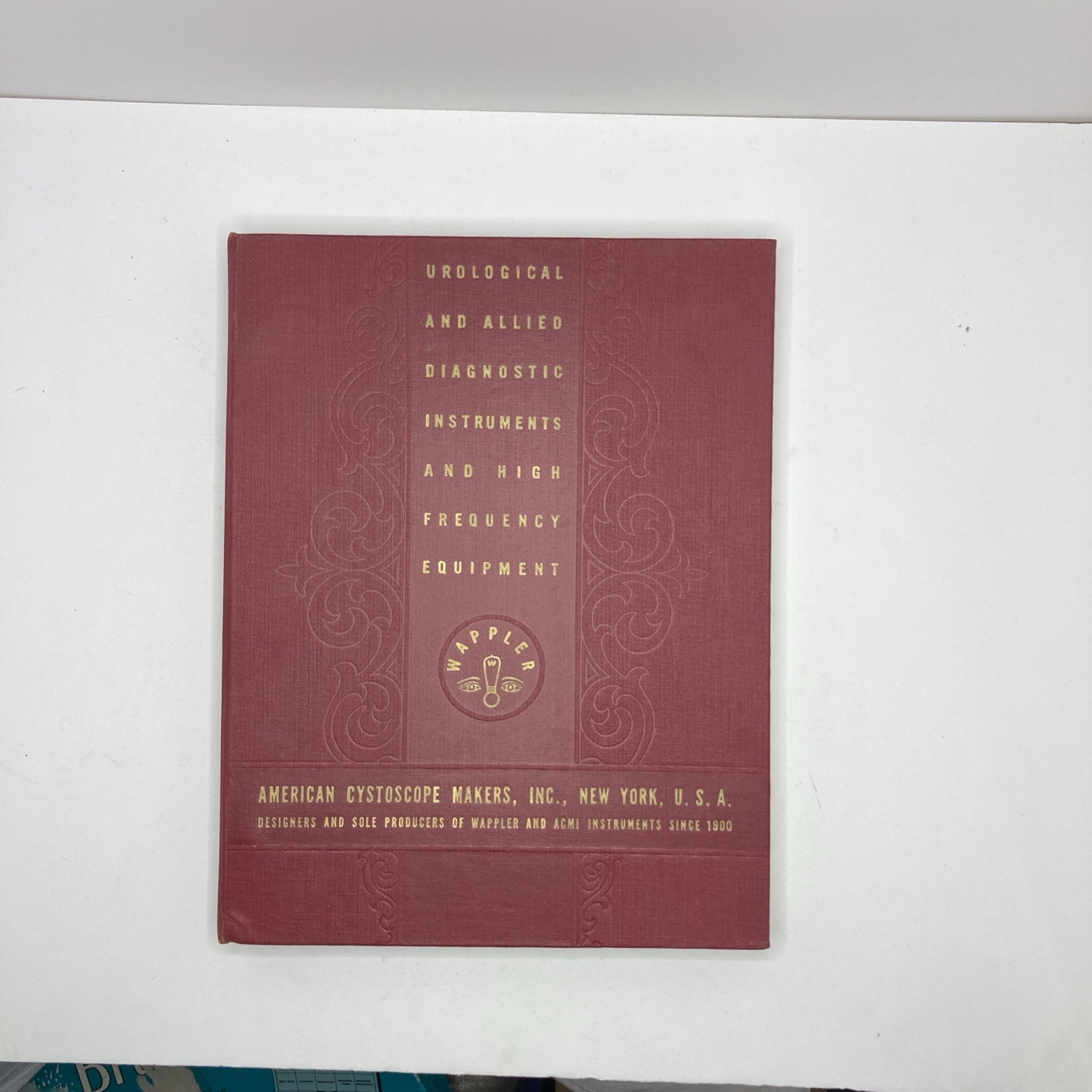 1952 AMERICAN CYSTOSCOPE MAKERS INC. CATALOG - NEW YORK  Handcover Very Good
