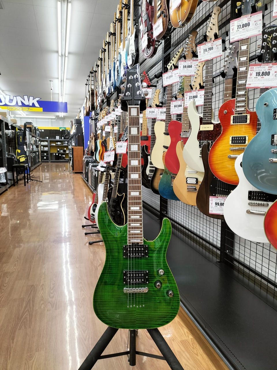 SCHECTER Electric Guitar Pa-swth Used