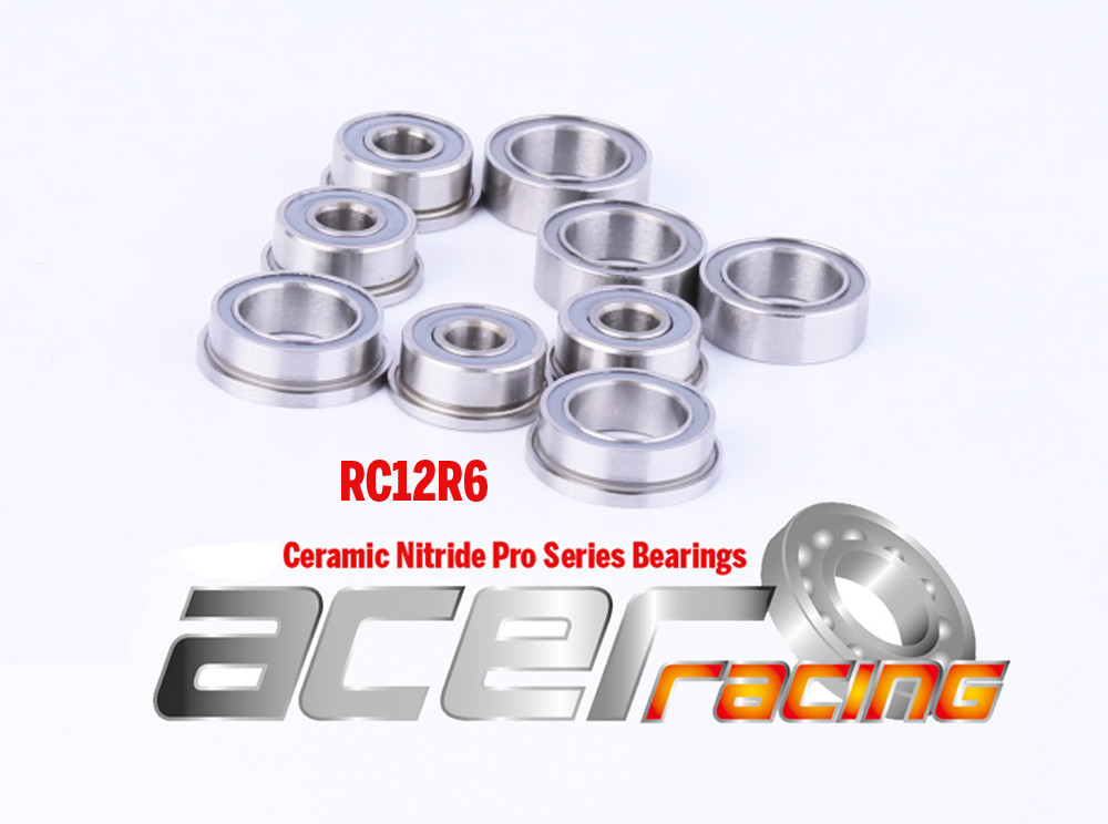 Associated RC12R6 Ceramic Ball Bearing Kit by World Champions ACER Racing