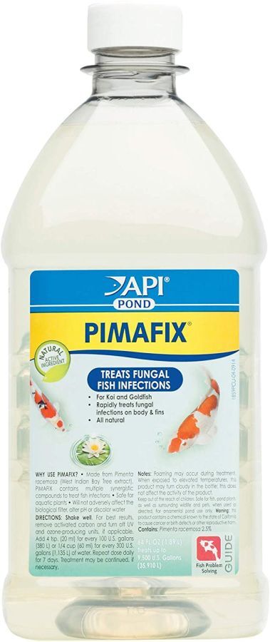 PondCare PimaFix Antifungal Remedy for Koi & Goldfish 64 oz Treats 9,600 Gallons