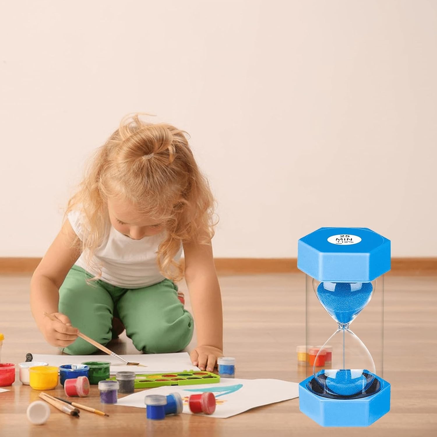 Unbreakable 25-Minute Sand Timer – Perfect for Kids' Game Time and Learning