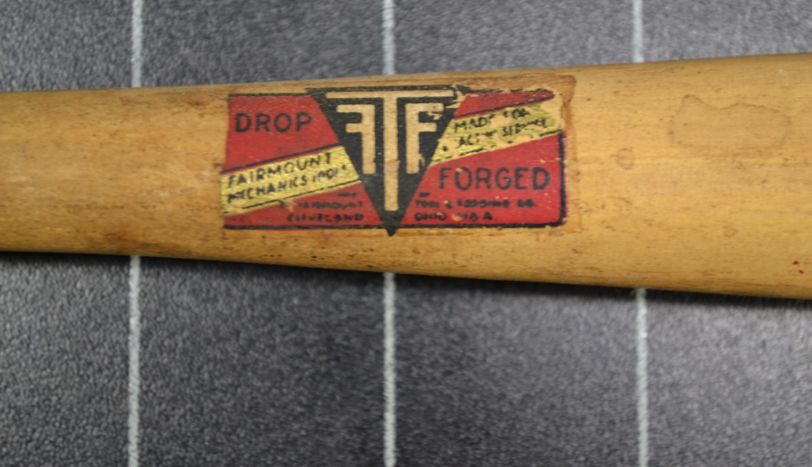 FAIRMOUNT - 16oz - BALL PEIN HAMMER - ORIGINAL HANDLE WITH LABEL