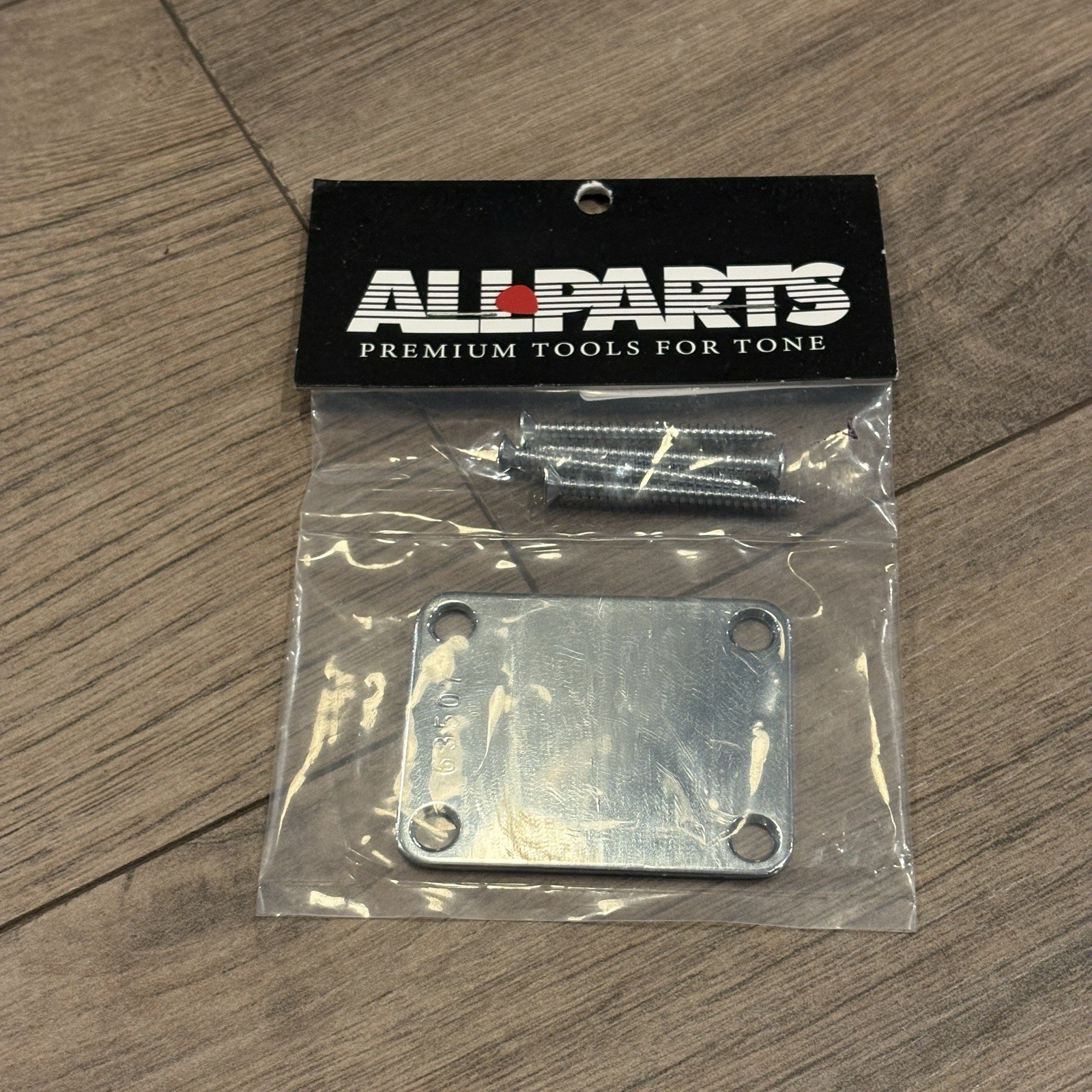 Allparts AP-0601 Serial Numbered Stamped Neck plate 4-bolt Fender Tele Strat