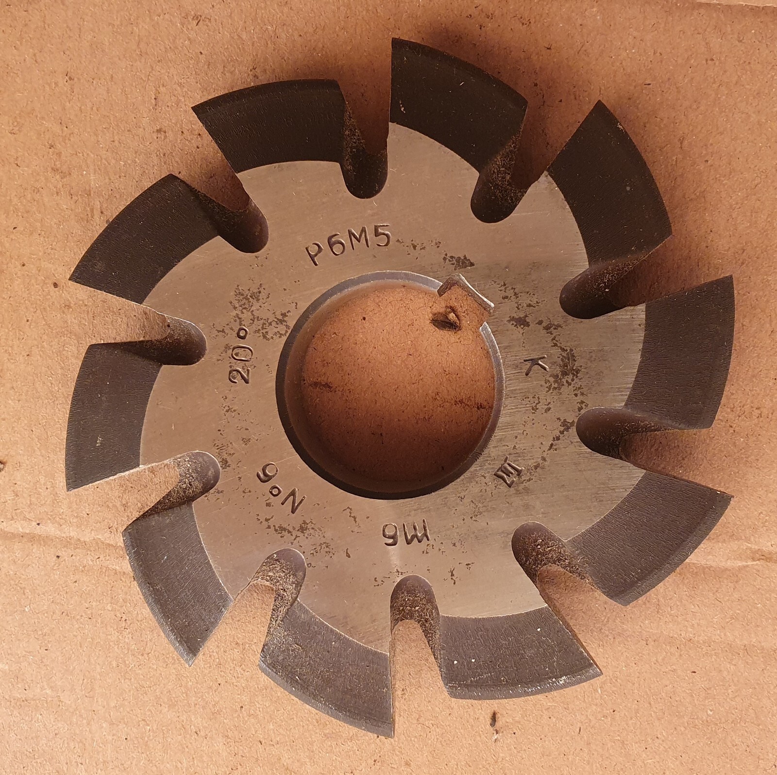 Involute Gear Cutter M6,0 PA 20° HSS M2.