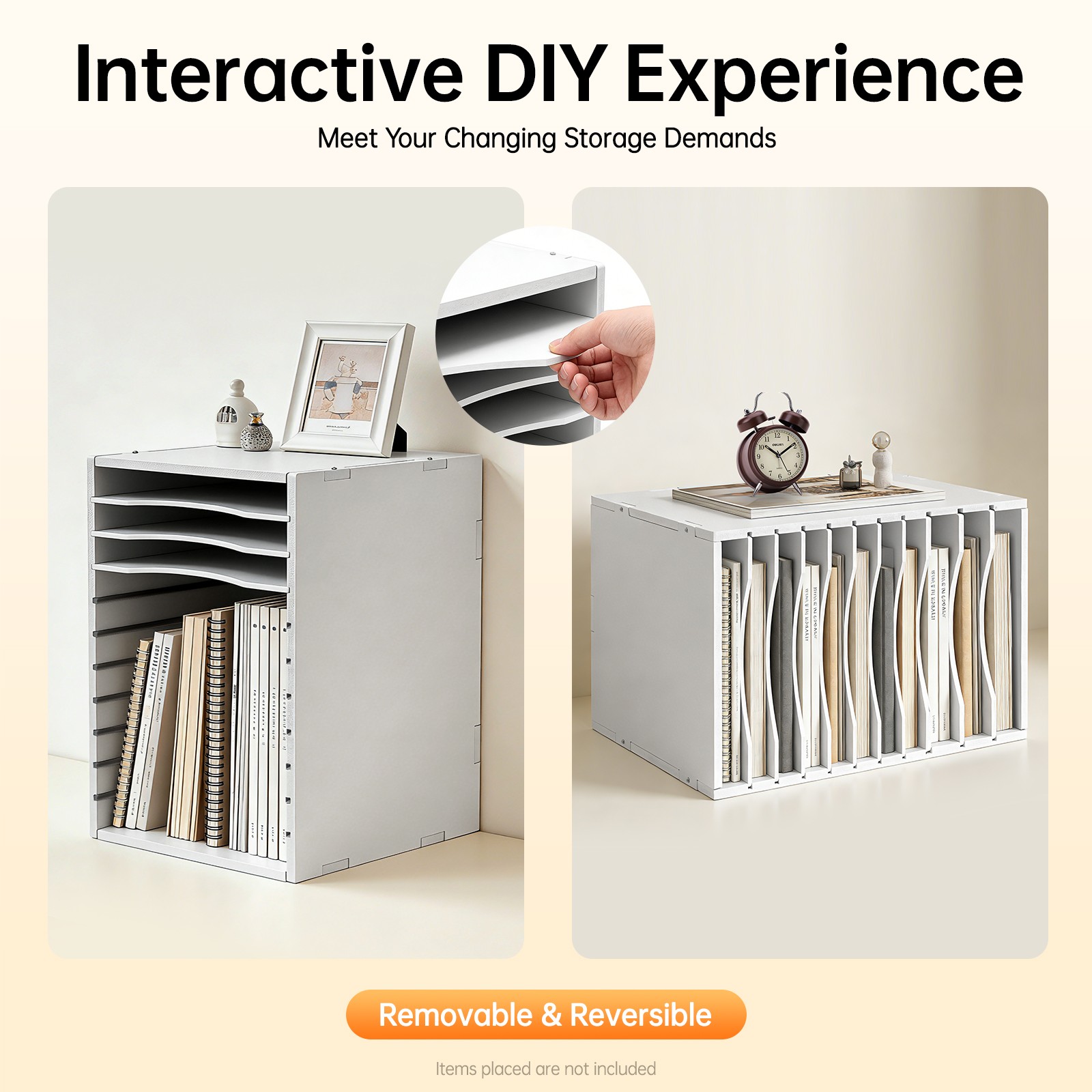 Vertical Desktop Sorter 11-Compartments Paper Storage Holder Document Organizer