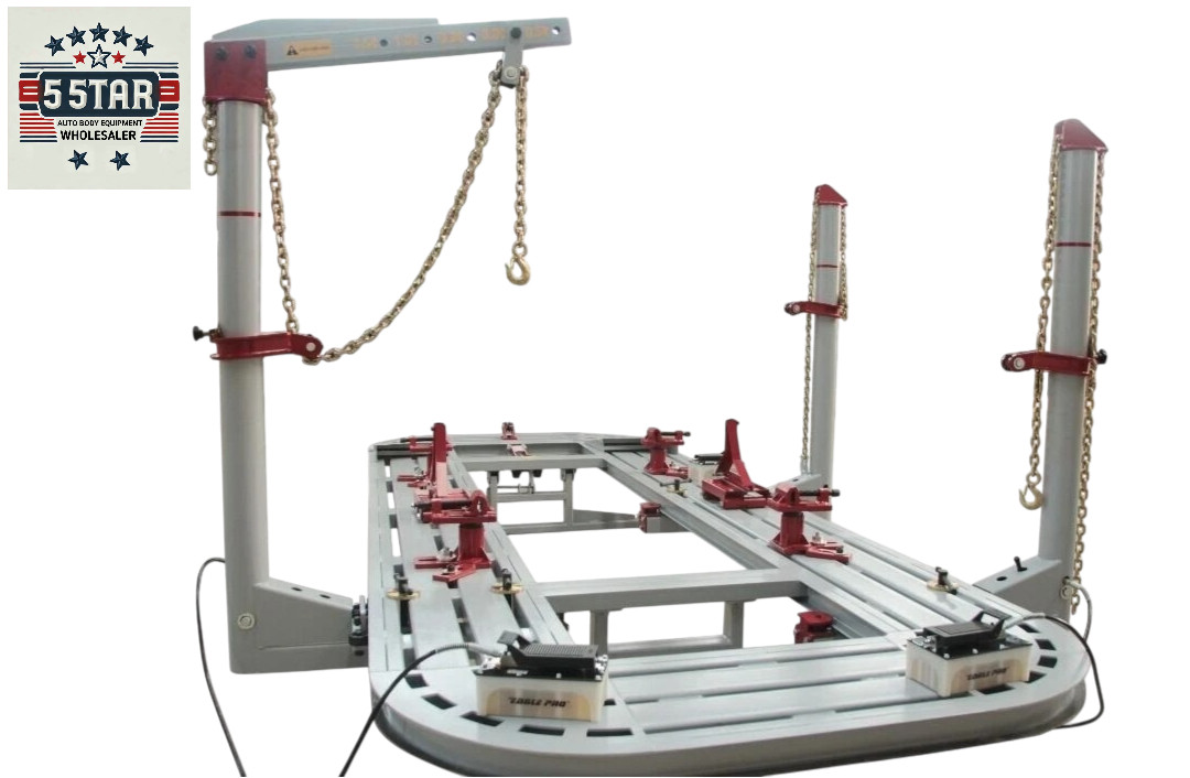 NEW 20 Feet Long Auto Body Shop Frame Machine  3 TOWERS 360 DEGREE