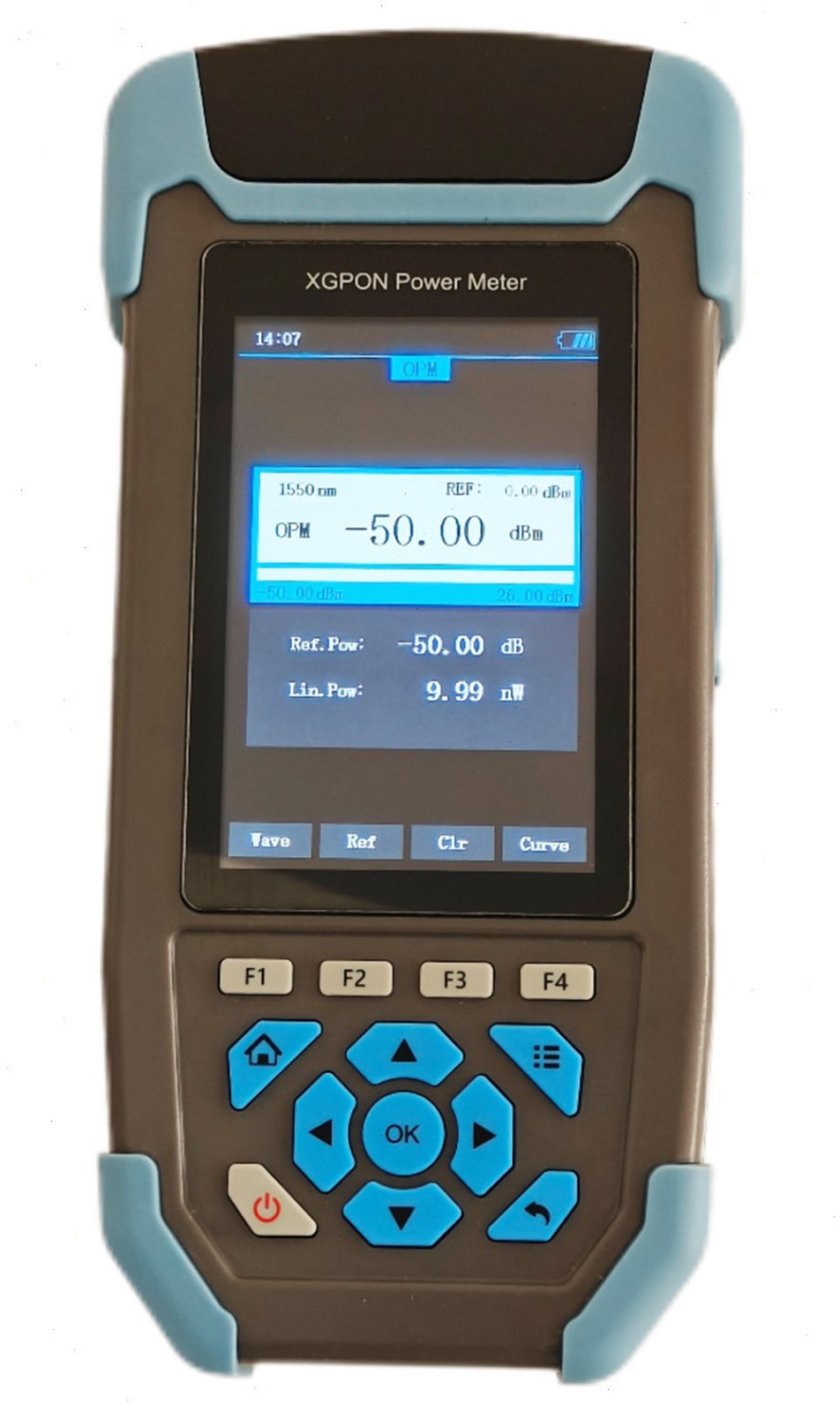 10G PON Power Meter Network Tester with 1270nm/1310nm/1490nm/1550nm/1577nm