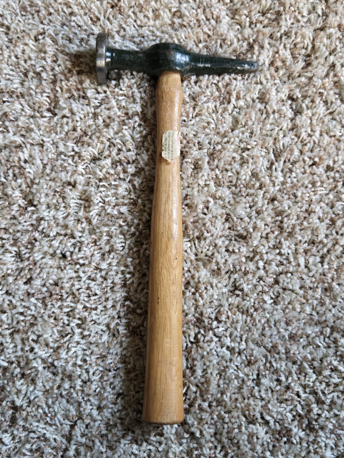 Vintage Auto Body Hammer Round Head Bodywork