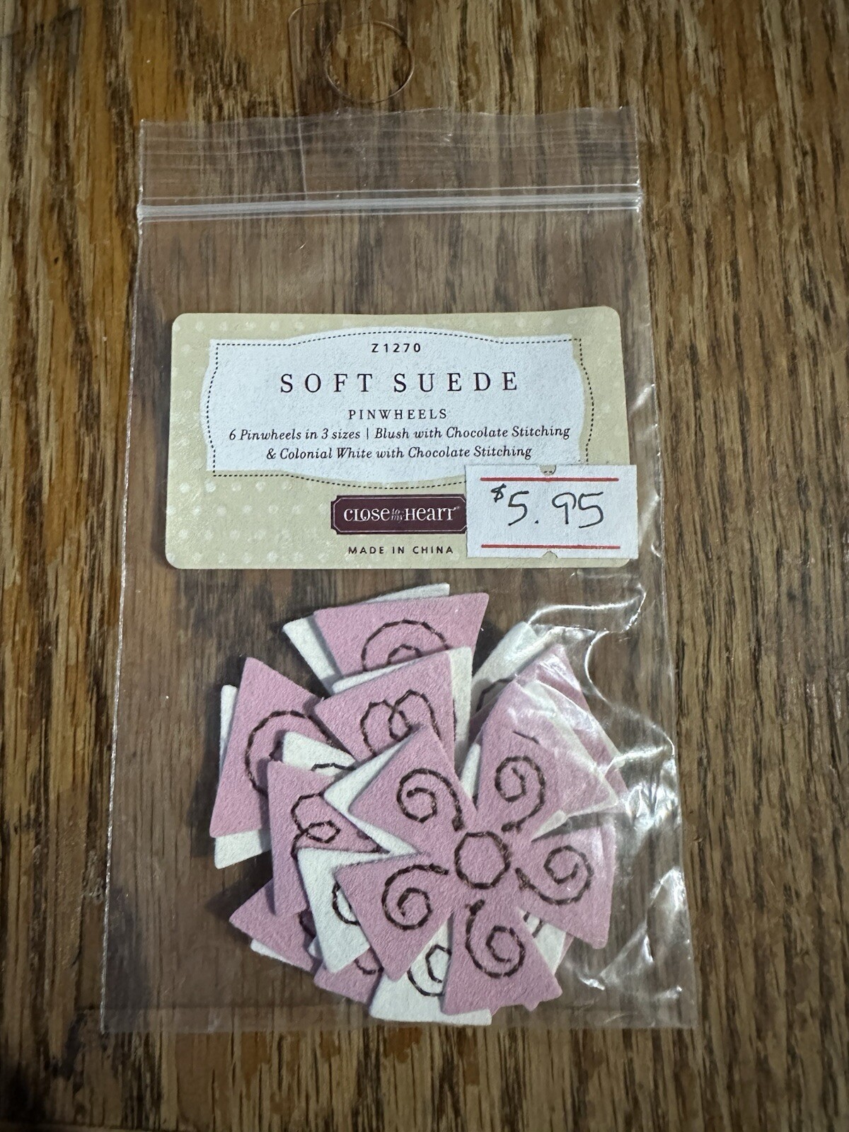Close To My Heart Soft Suede Pinwheels