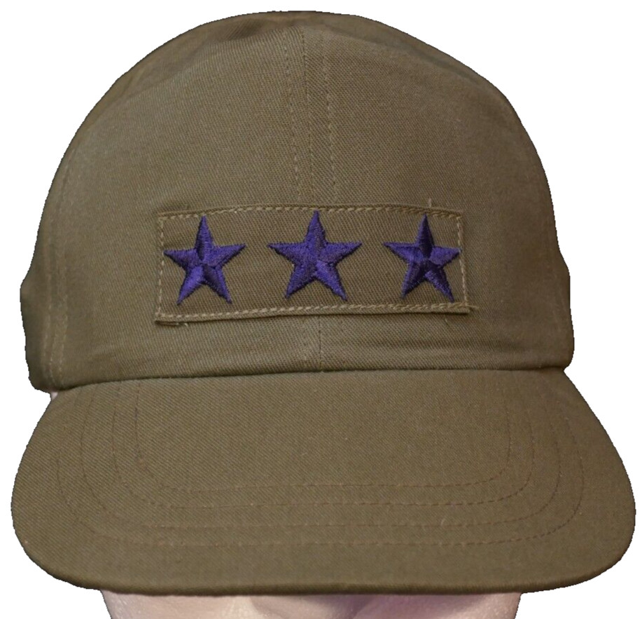 Lt. Gen Charles Cleveland 'Mig Alley' Fighter Ace 3 Star Cap Hot Weather OG-507