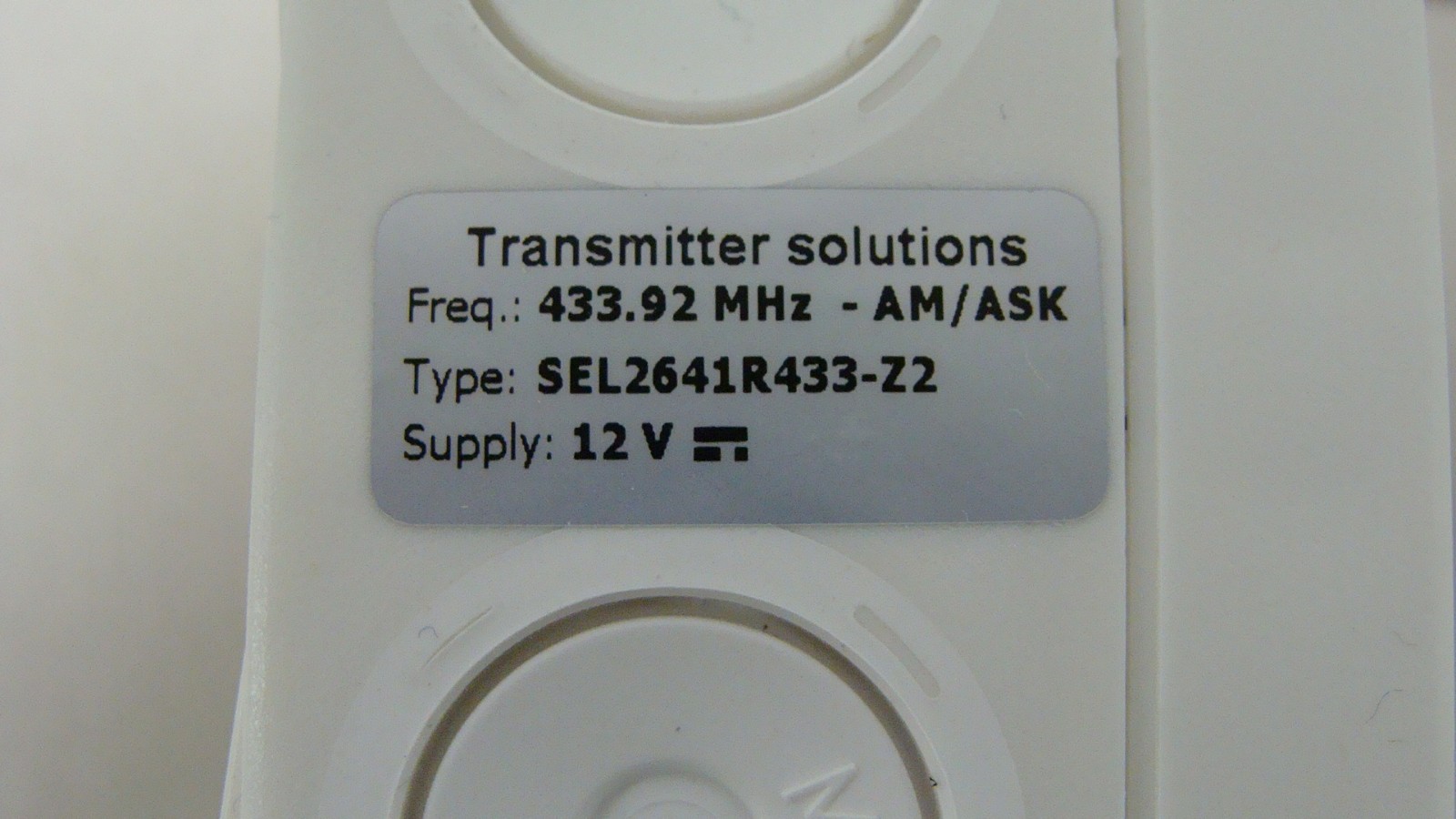 TRANSMITTER SOLUTIONS SEL2641R433-Z2 RECEIVER NEW NOS 433MHZ